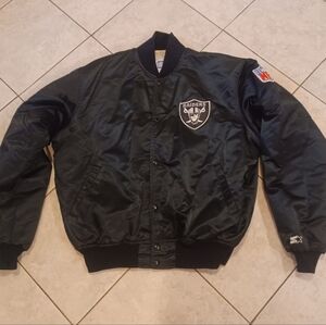 Vintage LA Raiders Satin Starter Jacket